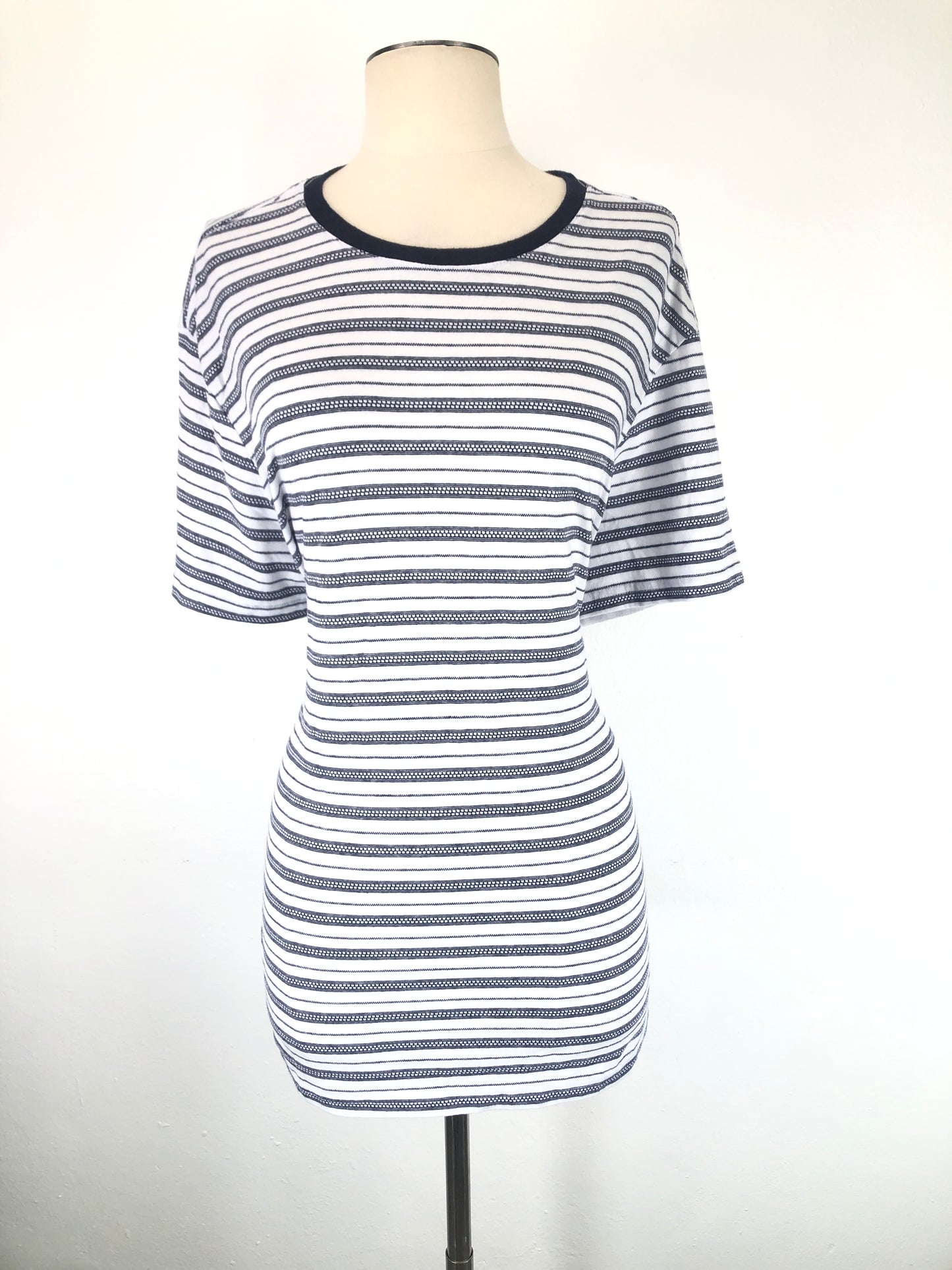 Camiseta Blanco de Rayas Goodfellow