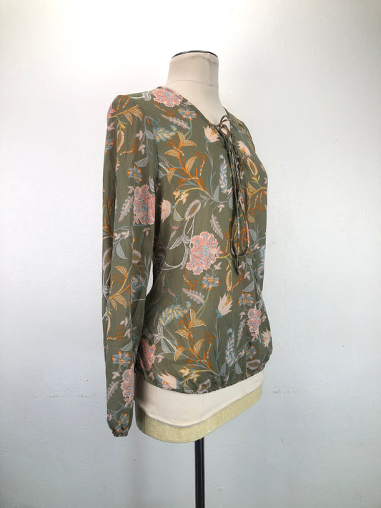 Blusa Verde Floral Live 4 Thuth