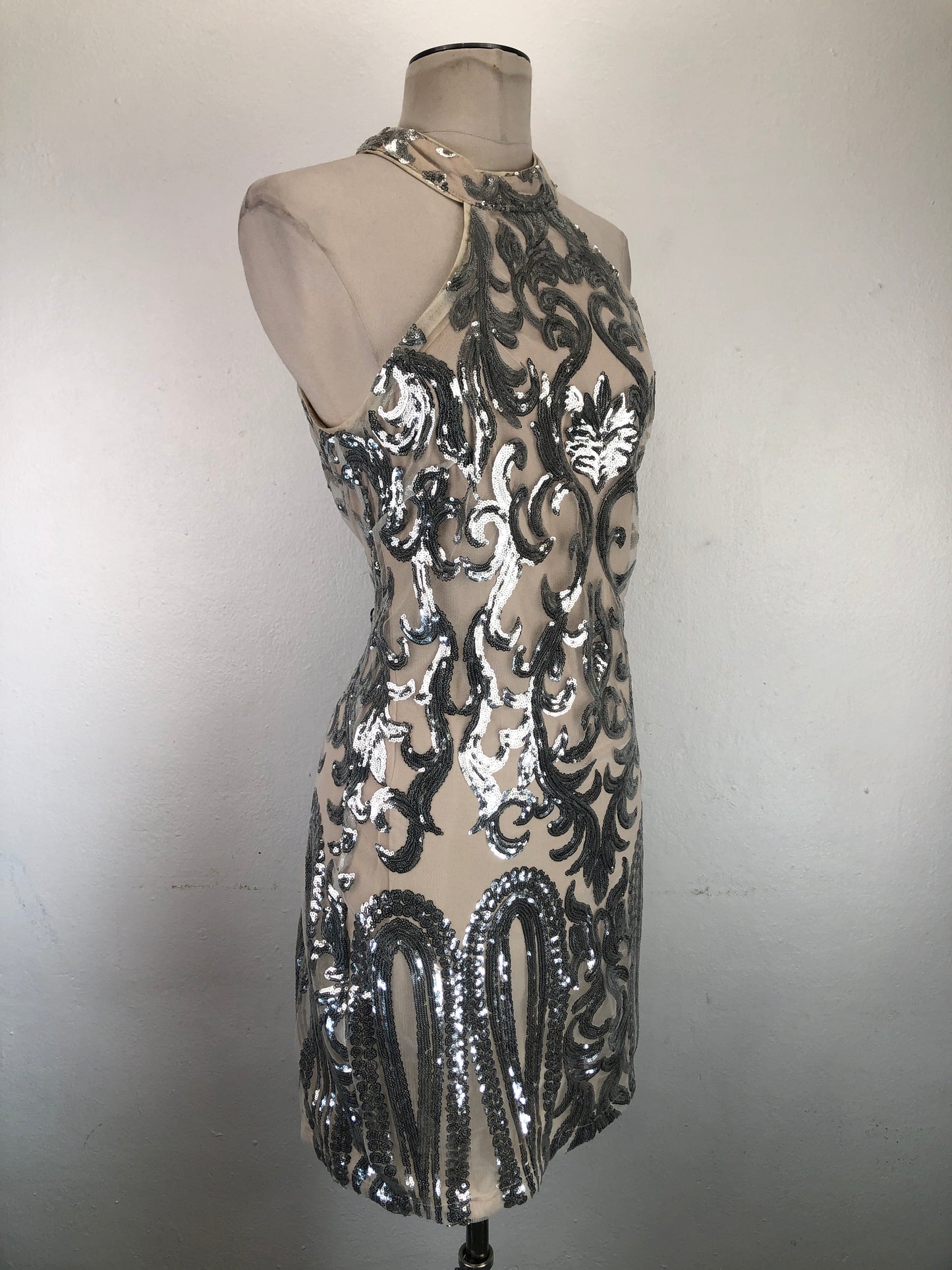 Vestido Plateado Xtaren