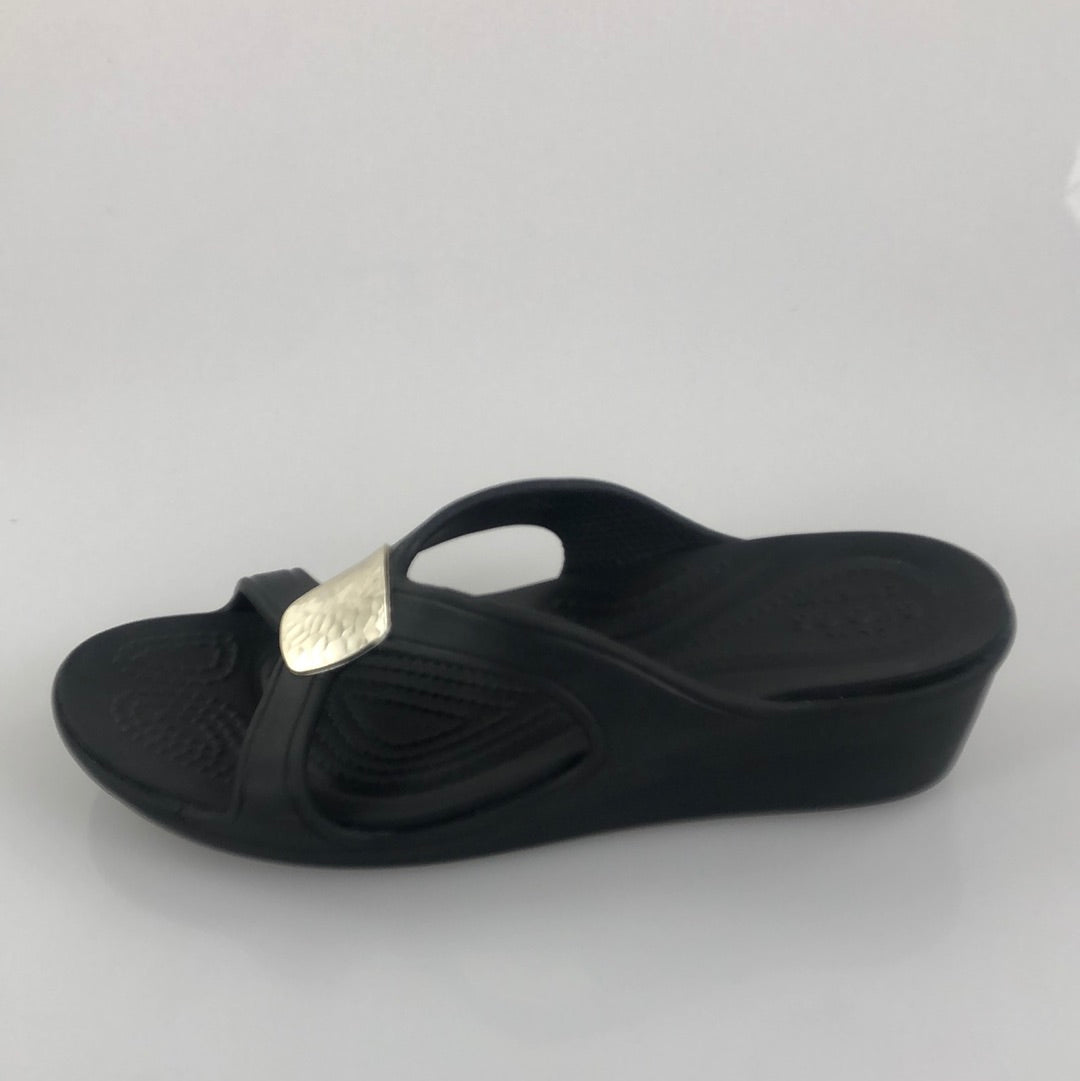 Sandalias negro Crocs