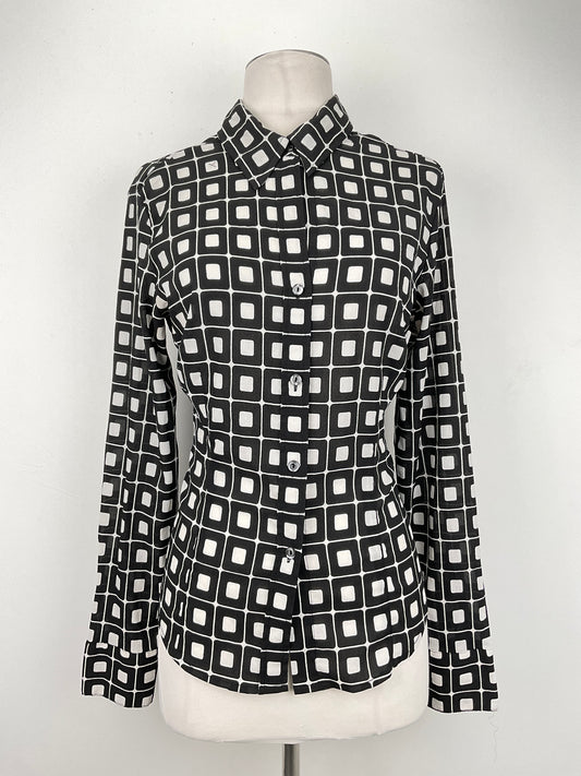 Camisa Negro de Cuadro New York Company