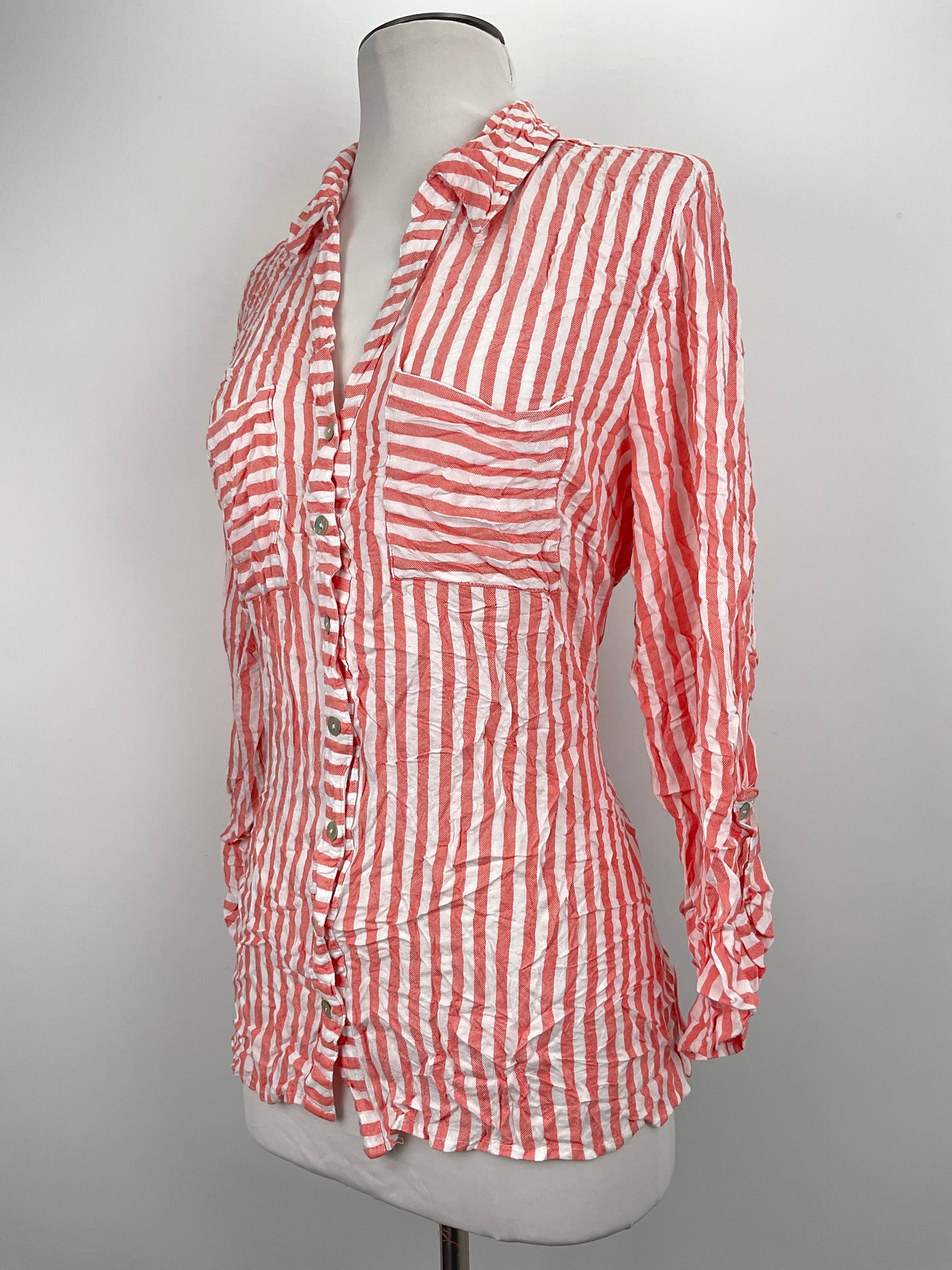 Camisa Naranja de Rayas Rudy