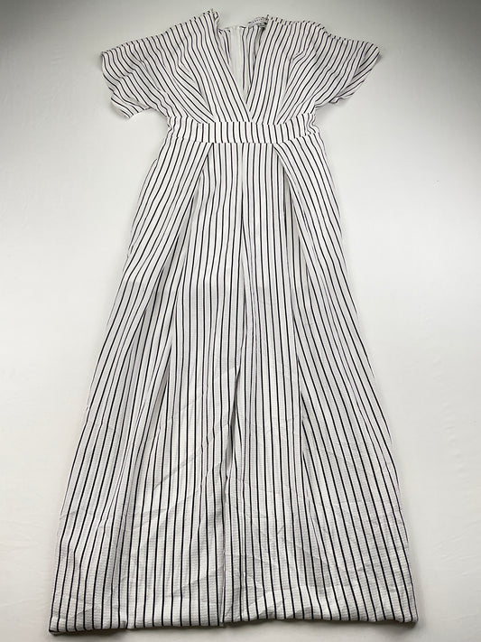 Enterizo Blanco de Rayas Favlux