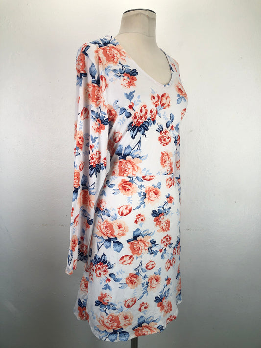 Vestido Blanco Floral Style