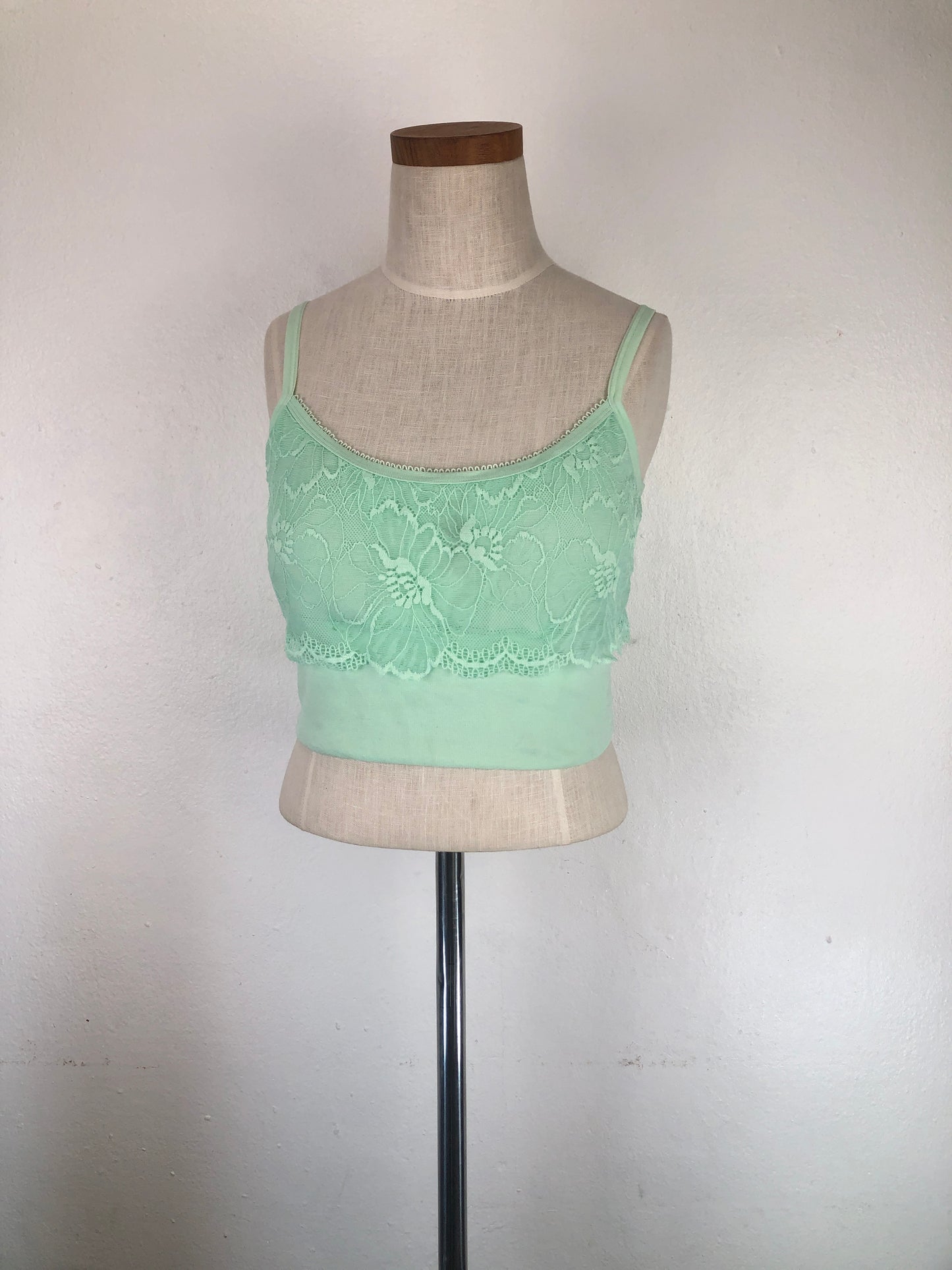 Blusita Verde limon Floral Maurices