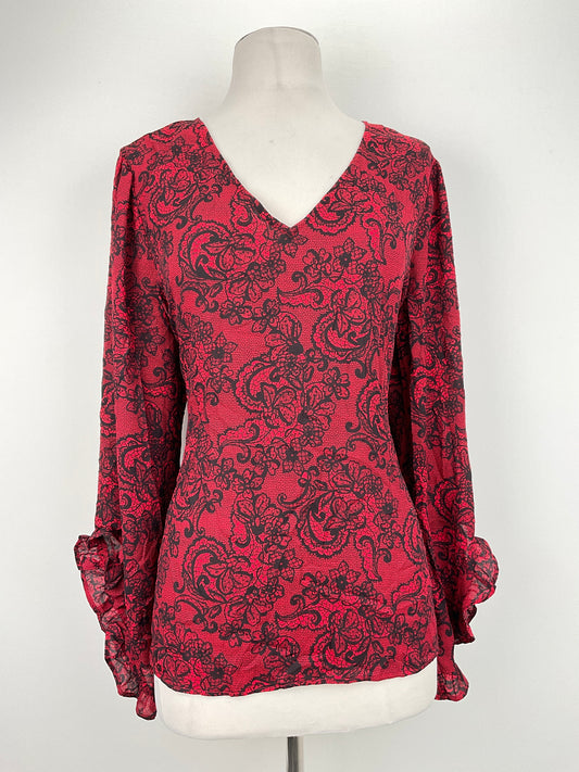 Blusa Rojo Floral Worthington