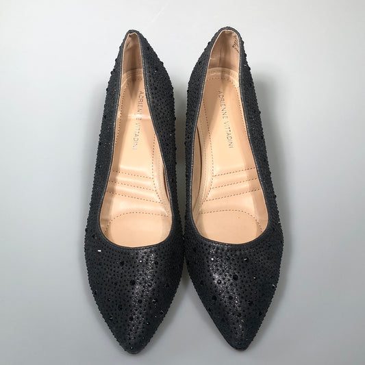 Zapatos Negro de Brillo Adrienne Vittadini