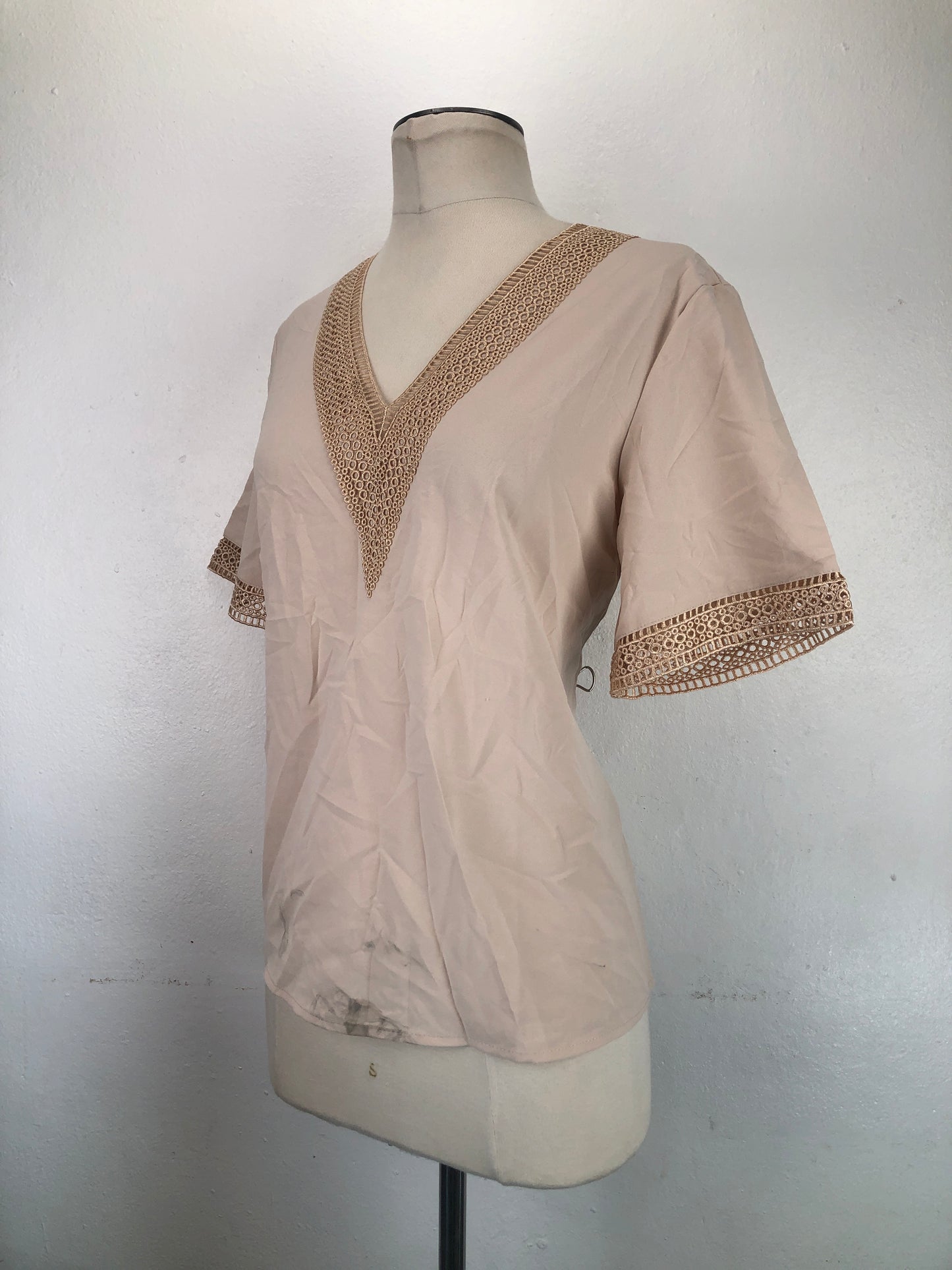 Blusa Crema Shein