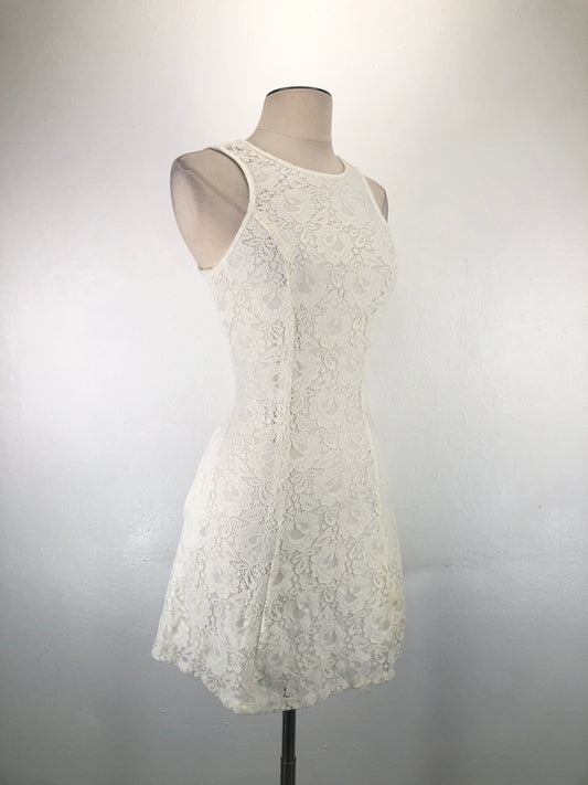 Vestido Blanco de Flores Speechless