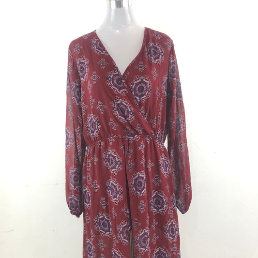 Vestido Rojo Vino Rue21