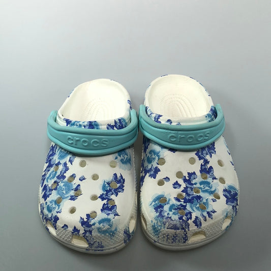 Sandalias Blanco de Flores Crocs