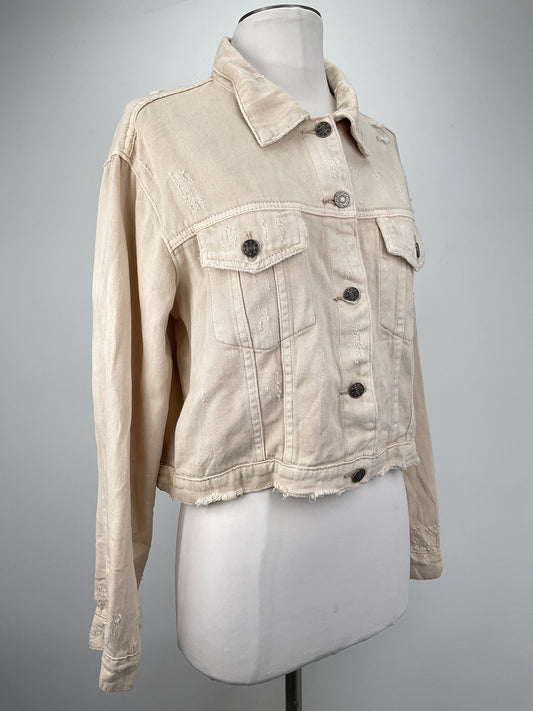 Chaqueta Jeans Crema Mustard seed