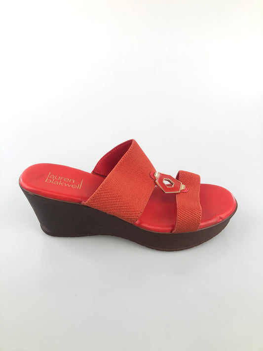 Zapatilla Rojo Plataforma Lauren Blakwel