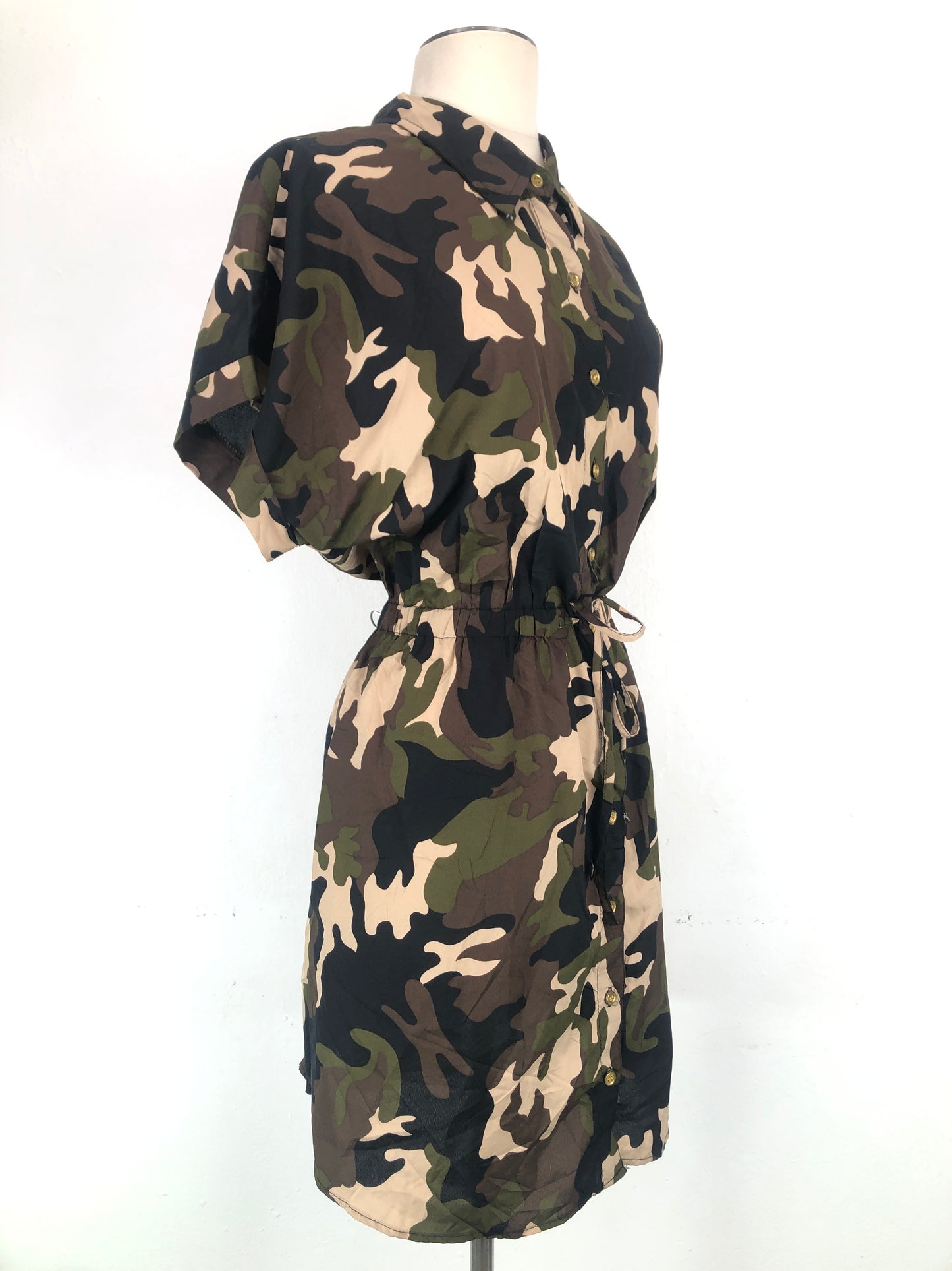 Vestido Verde Militar Variangis
