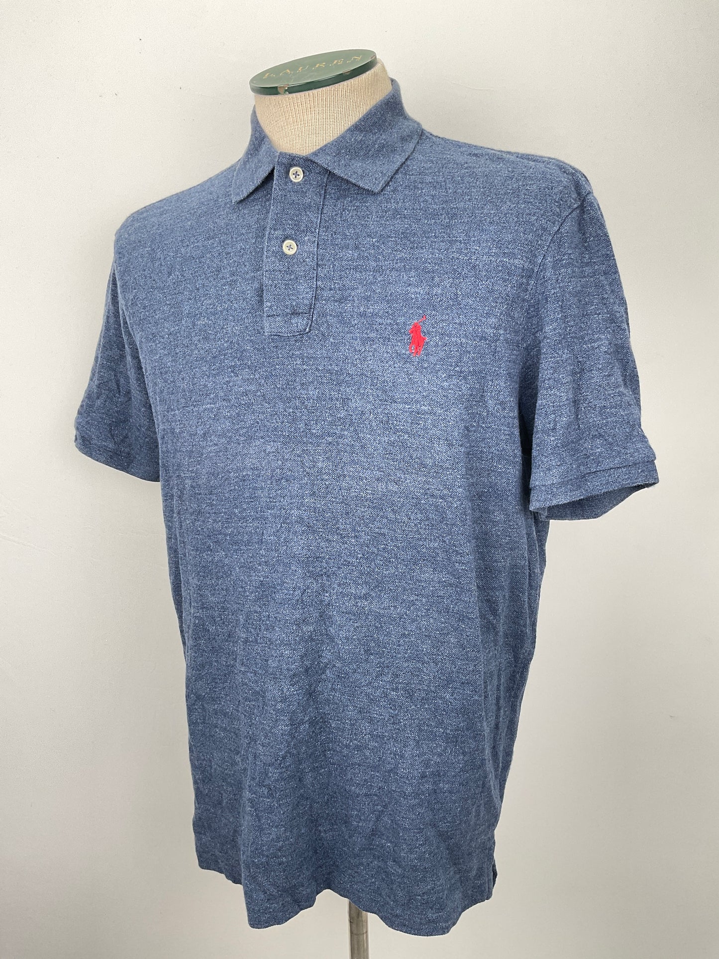 Camiseta Gris Azulado Polo