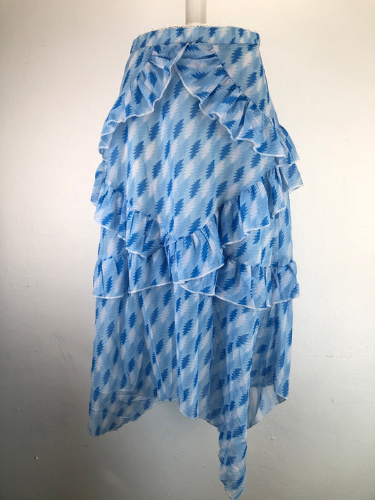 Falda Azul Claro Graffuldea