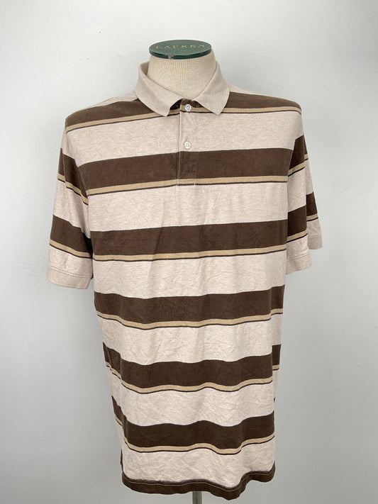 Camiseta Crema de Rayas Covrngtojt