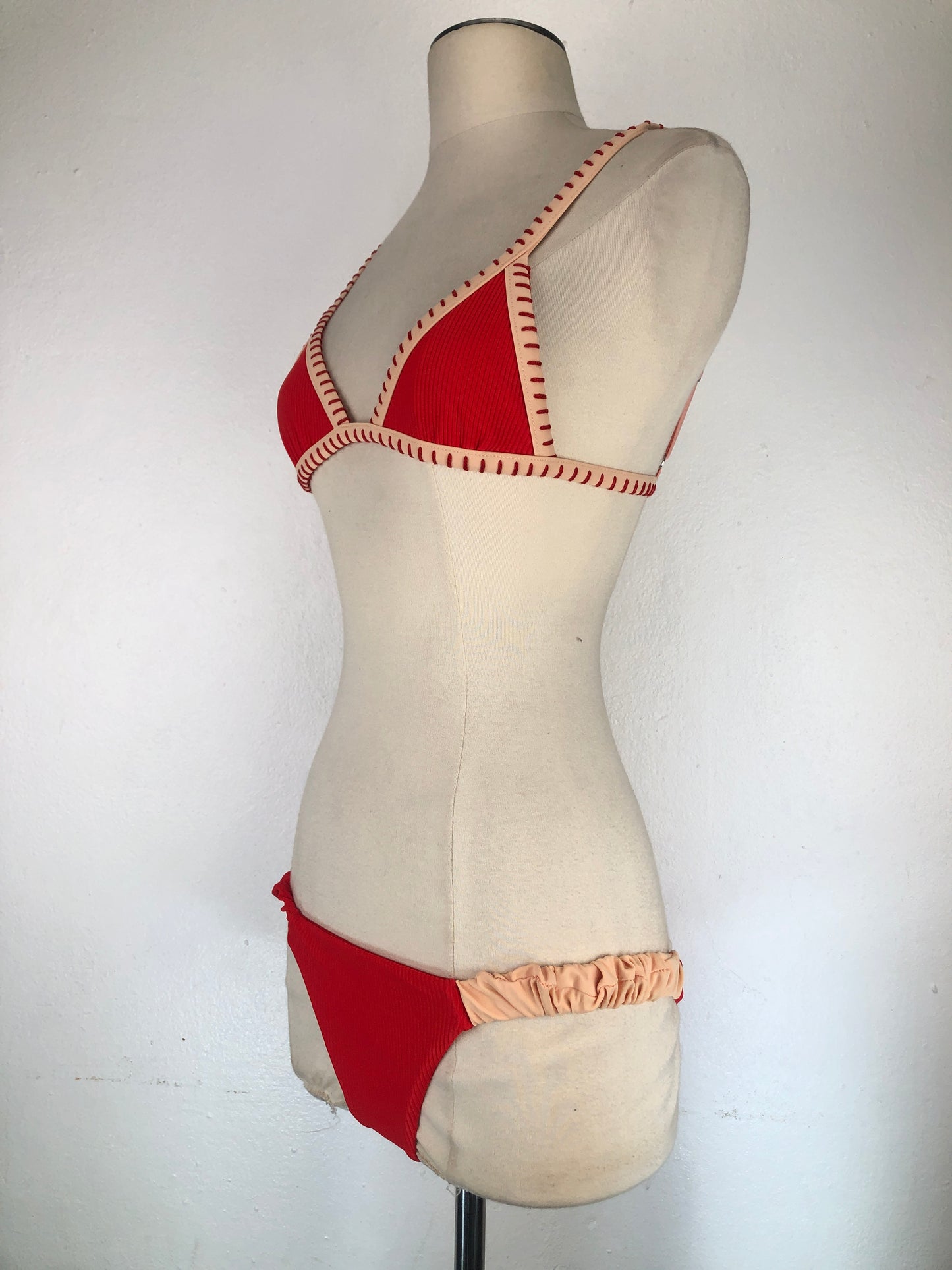 Trajer de Baño rojo Lj