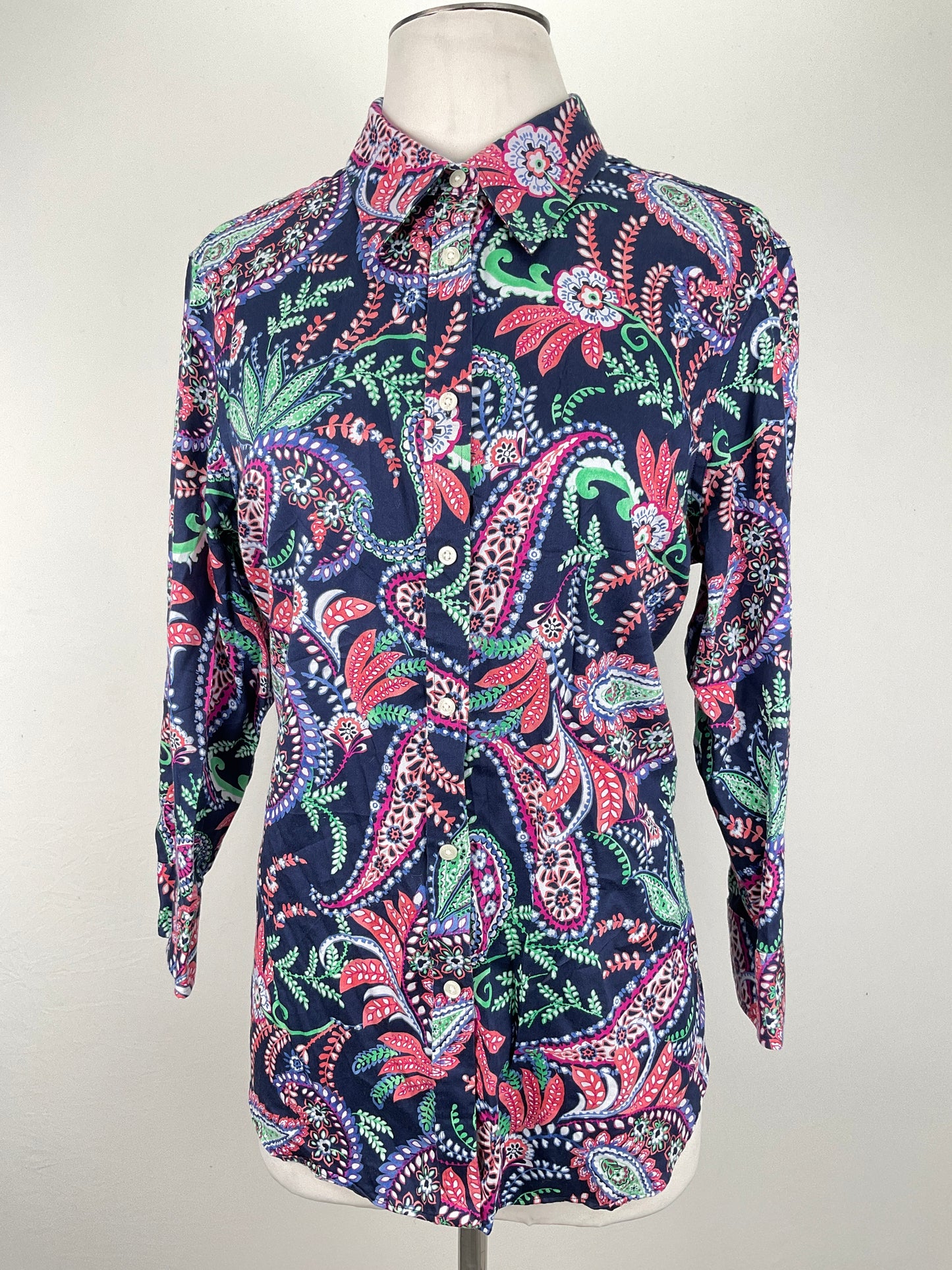 Camisa Azul marino Floral Chaps