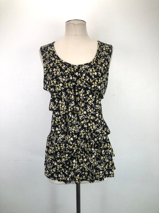 Blusa Negro Floral Established 1962
