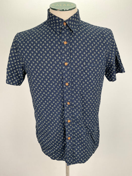 Camisa Azul marino de Lunares American Eagle