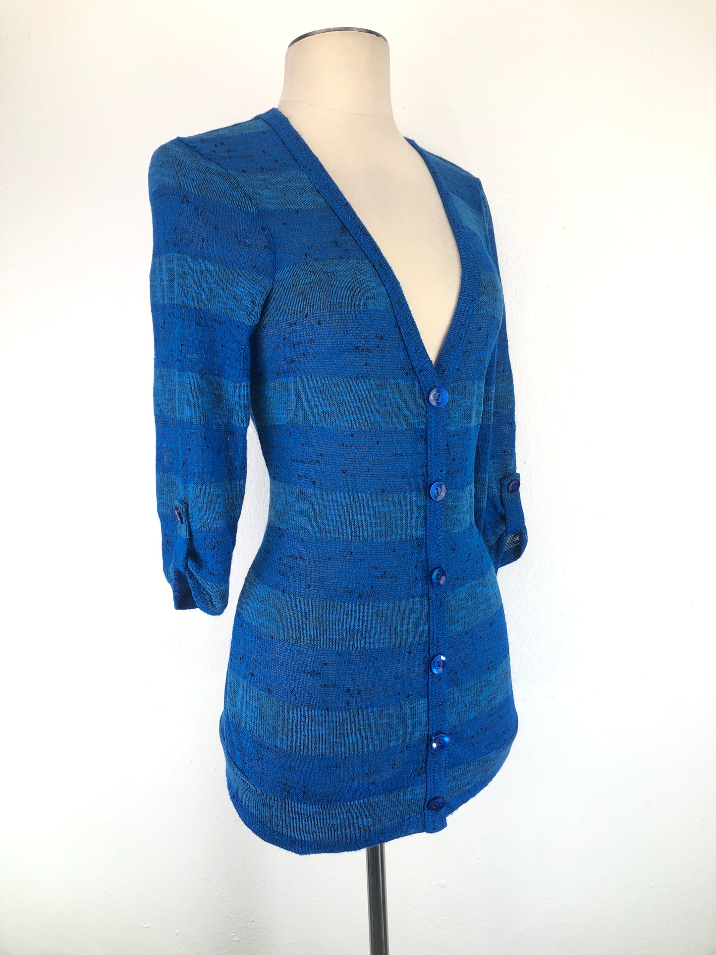 Blusa Azul de Rayas Derek Heart