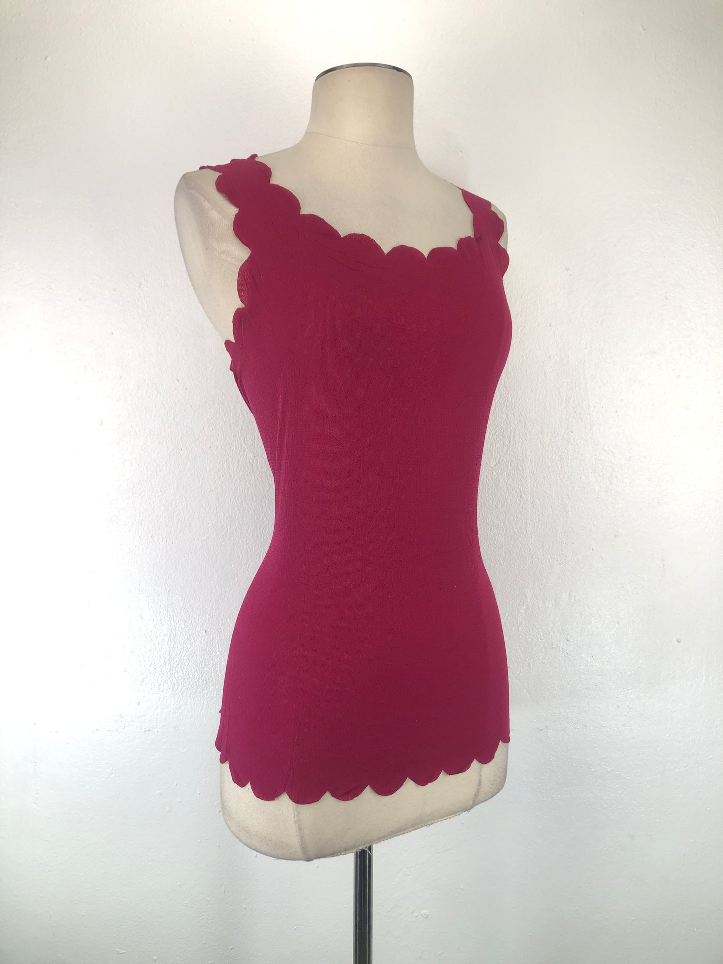 Blusa Rojo vino Elle