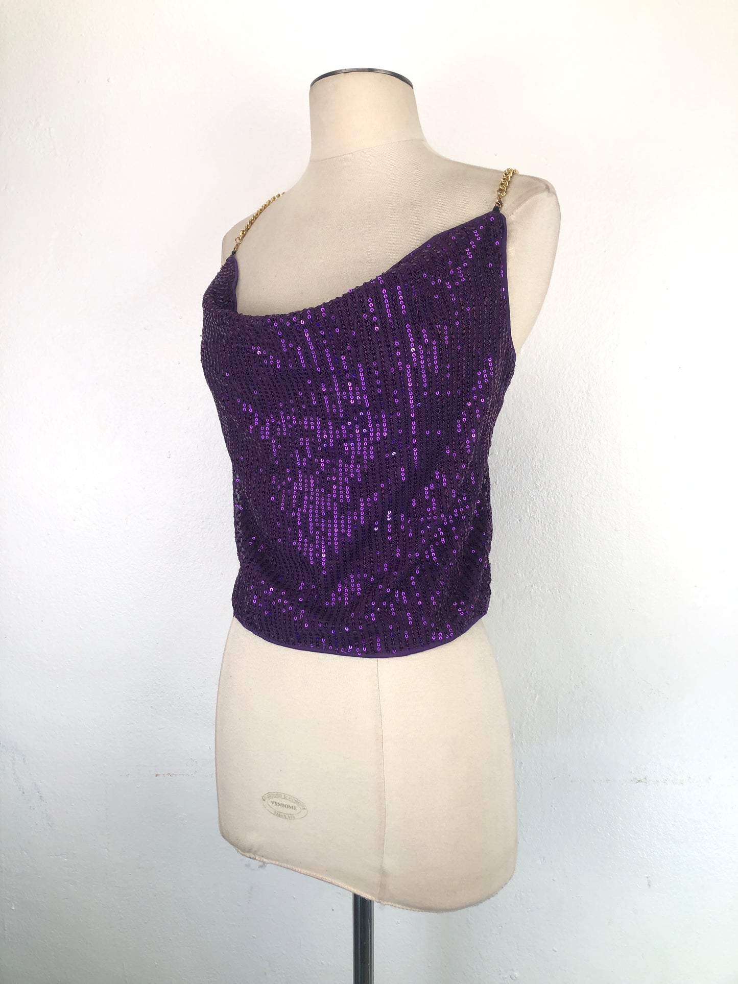Blusa Morado De Brillo Ladies