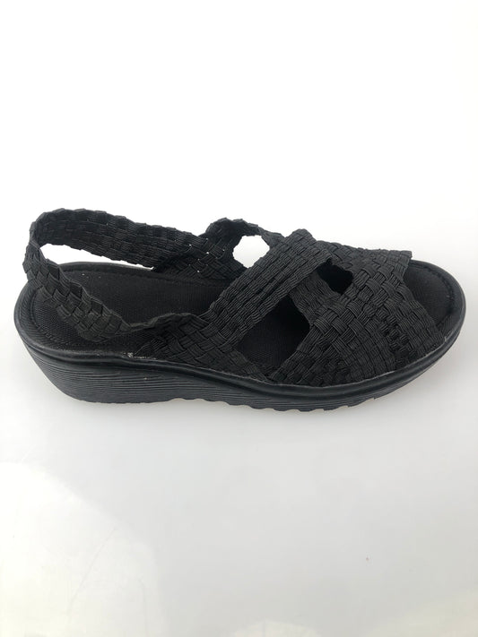 Zapatilla Negro Plataforma Variangis