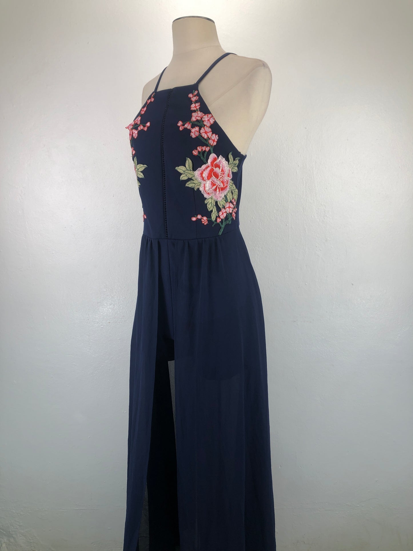 Enterizo Azul marino de Flores Premier Amour