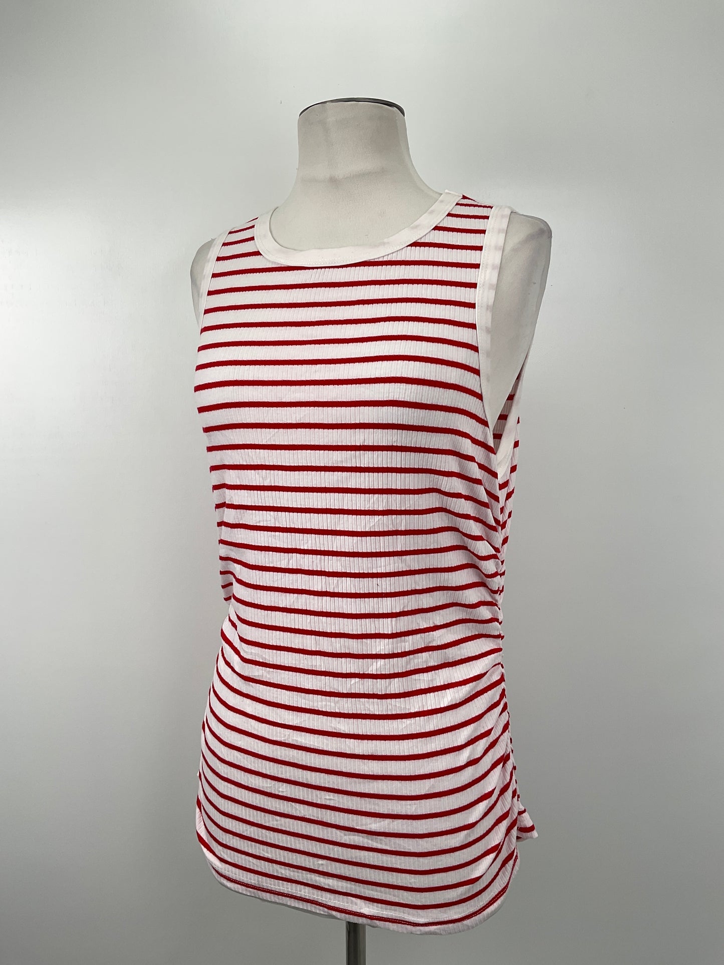 Camiseta Blanco de Rayas Shein