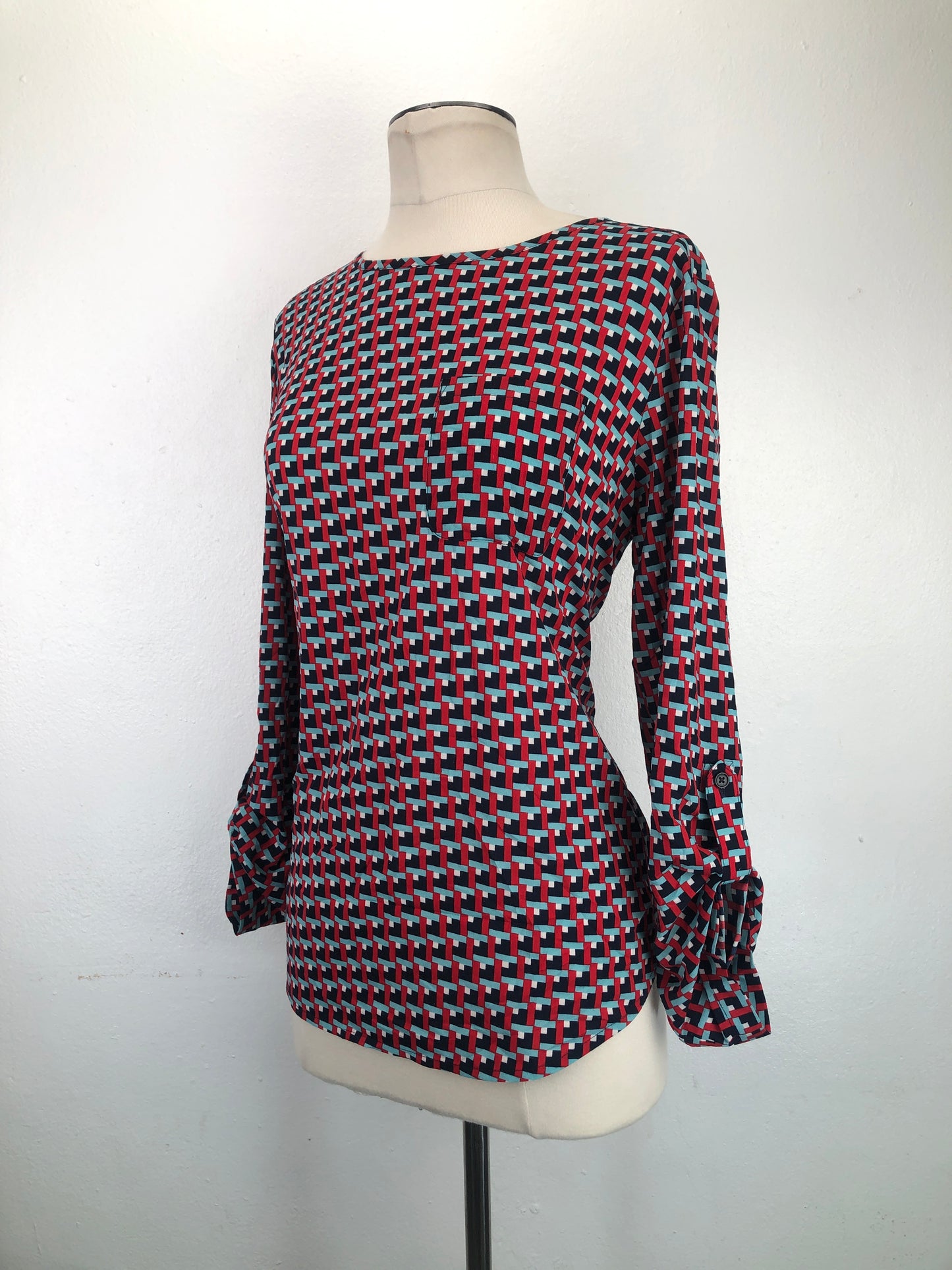 Blusa Multicolor de Cuadro Van Heusen