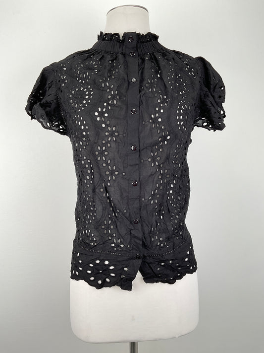 Blusa Negro Floral Variangis