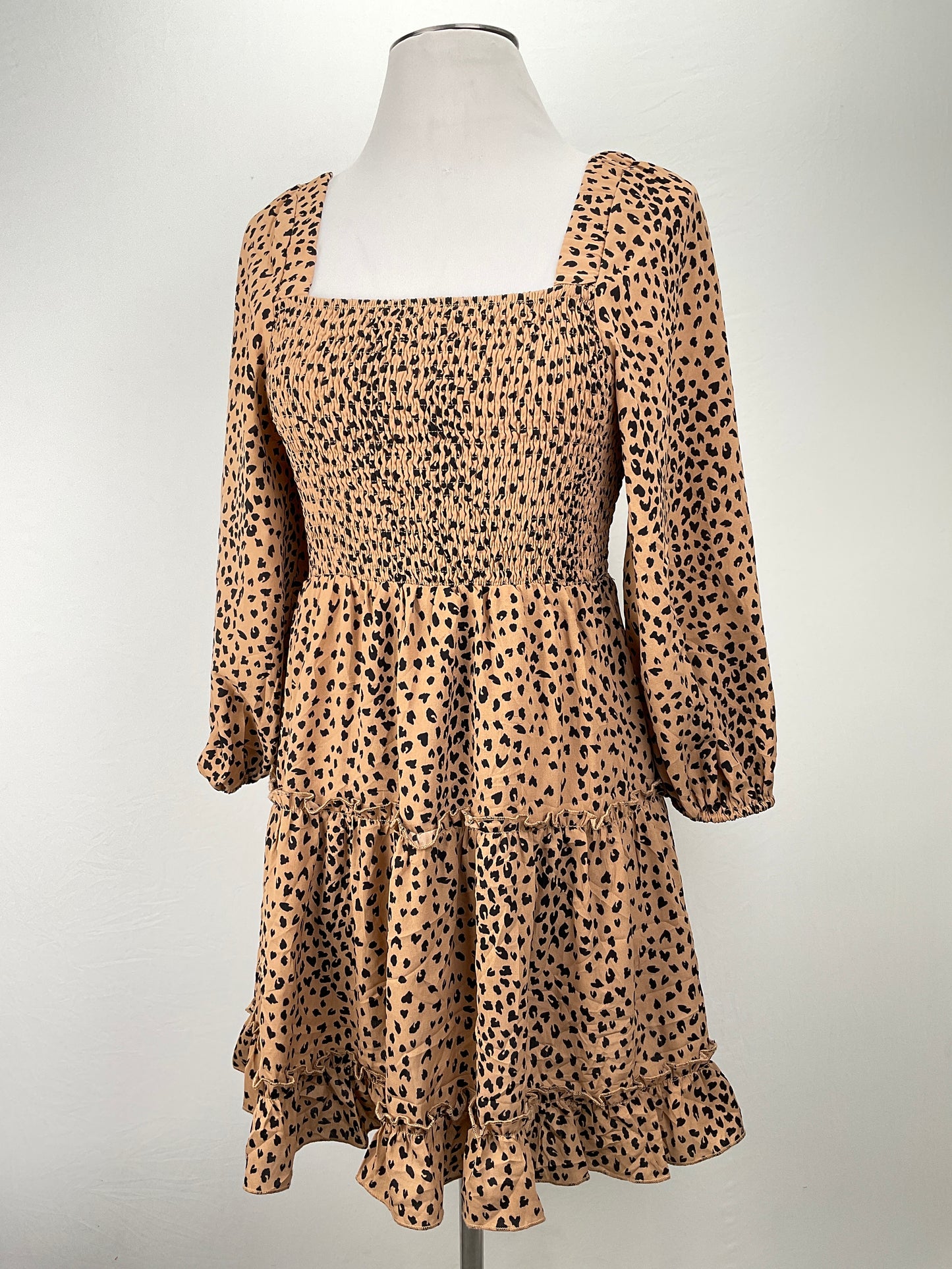 Vestido Animal Print Pink Lily