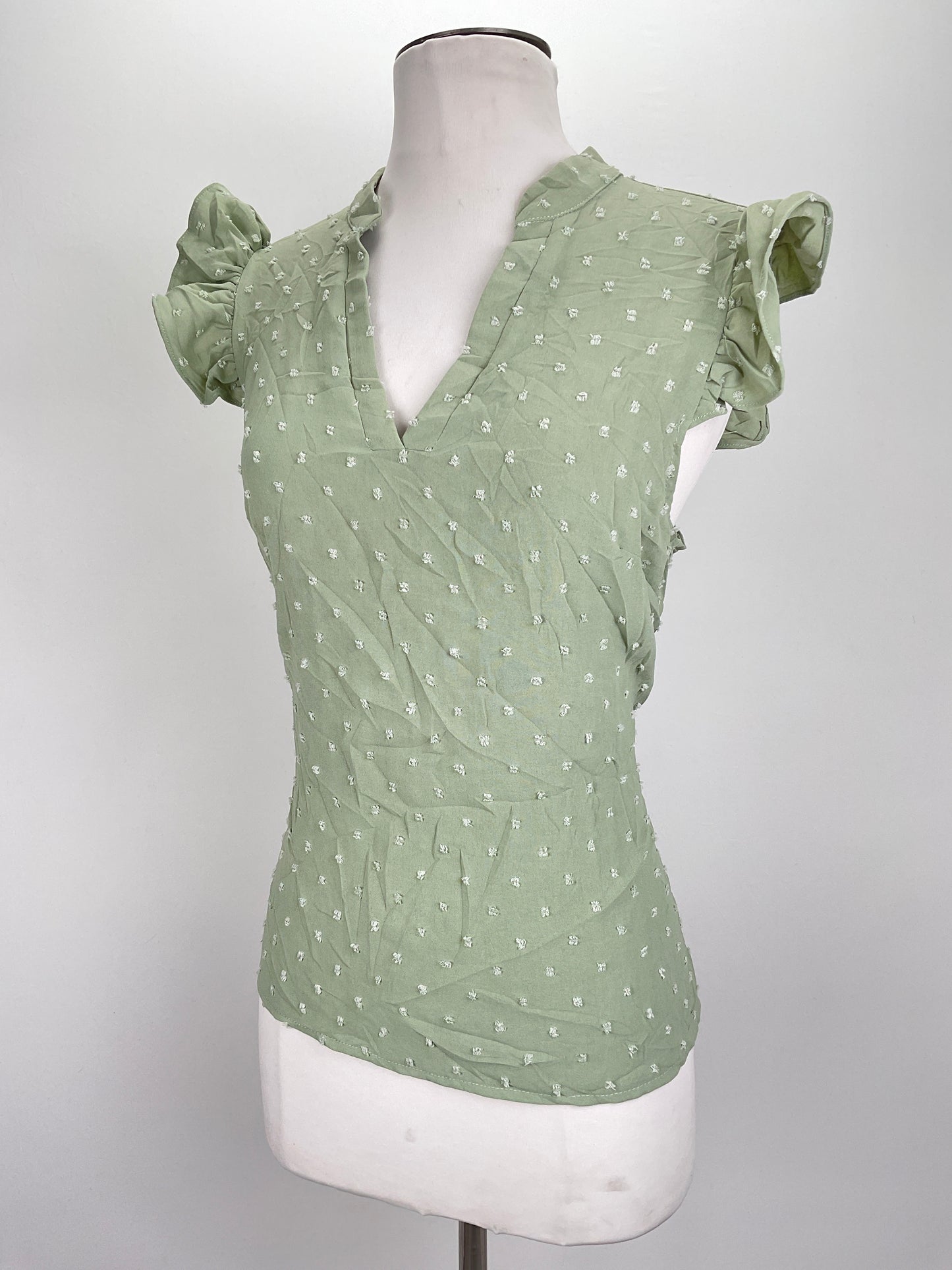 Blusa Verde de Lunares Variangis