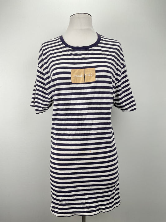 Vestido Blanco de Rayas Well Established