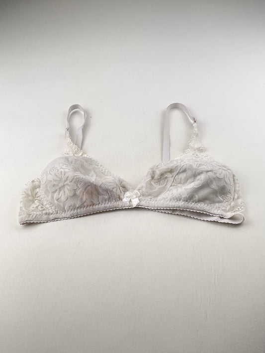 Brasier Blanco Floral Variangis