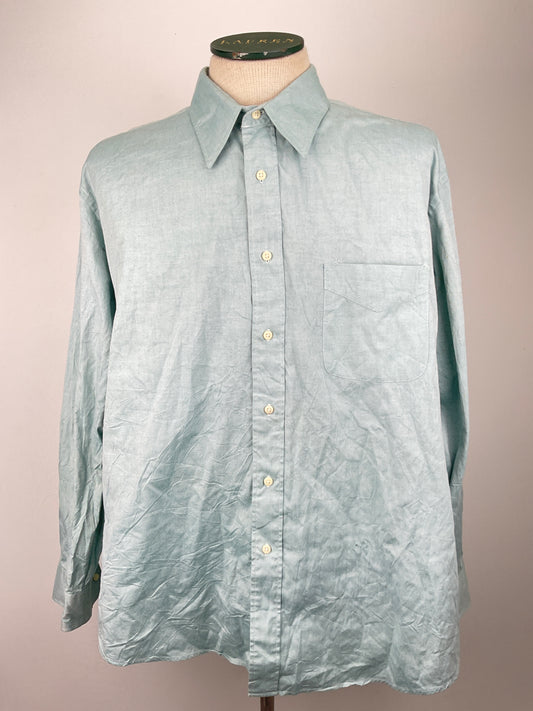 Camisa Turquesa Pin Point Oxford