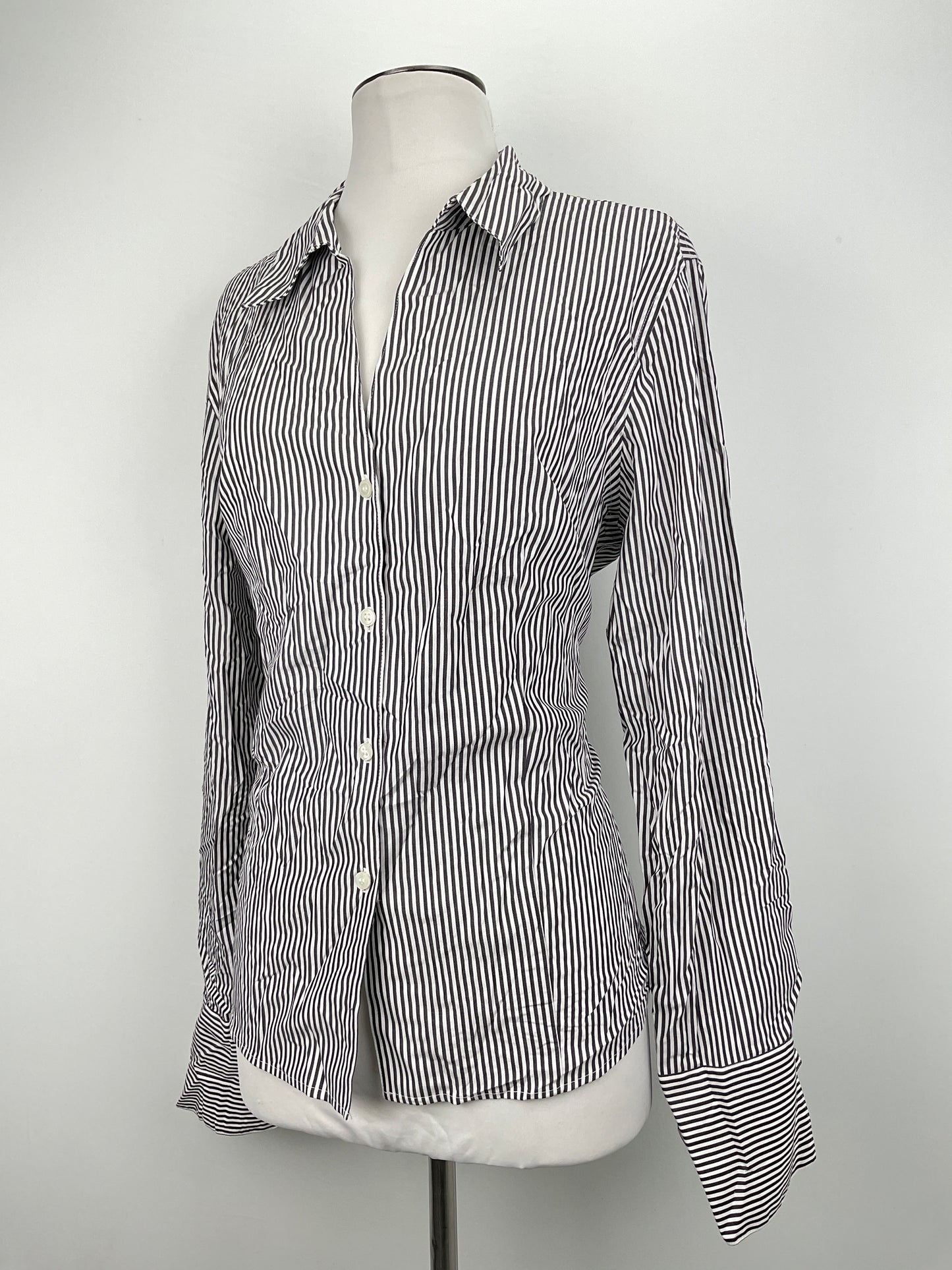 Camisa Gris de Rayas Calvin Klein