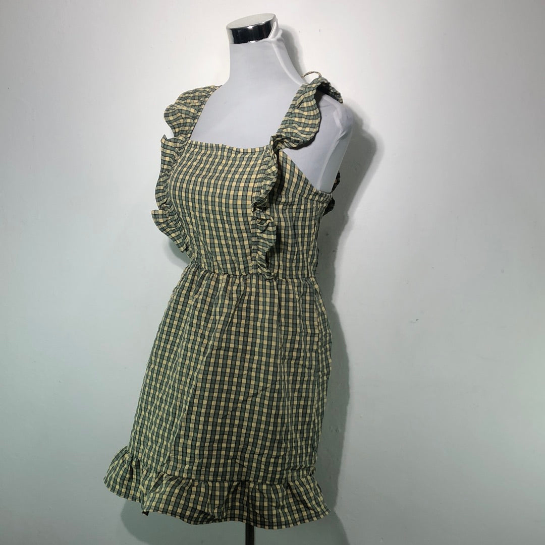 Vestido Verde Cuadro Wild Fable