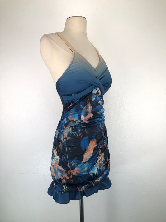 Trajer De Baño Turquesa Variangis