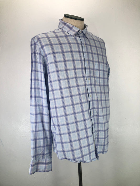 Camisa Azul claro de Cuadro George