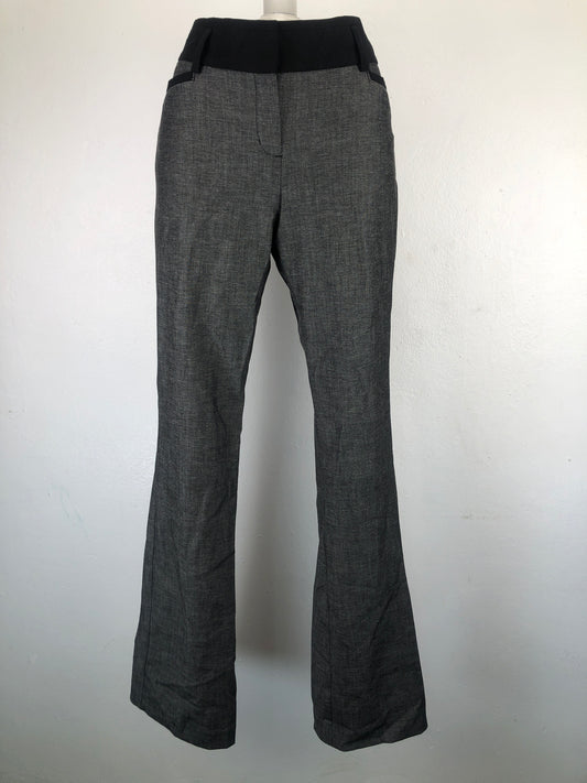 Pantalon De Vestir Gris Palazzo Express