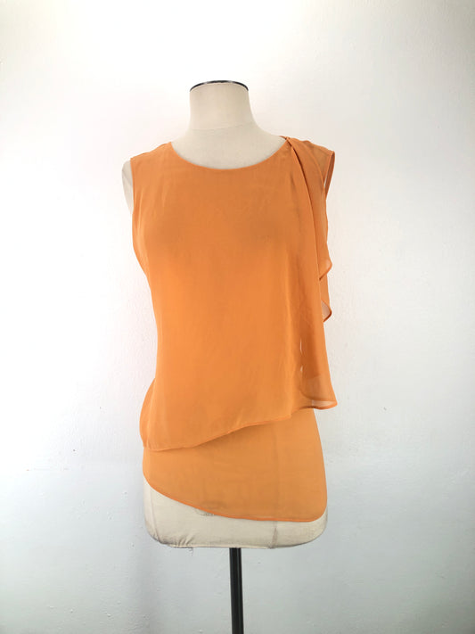Blusa Naranja Zara Basic