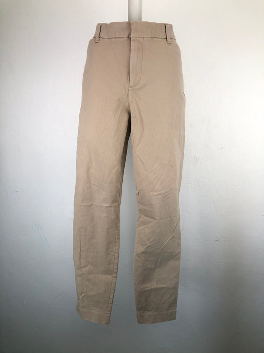 Pantalon Crema de Vestir Gap