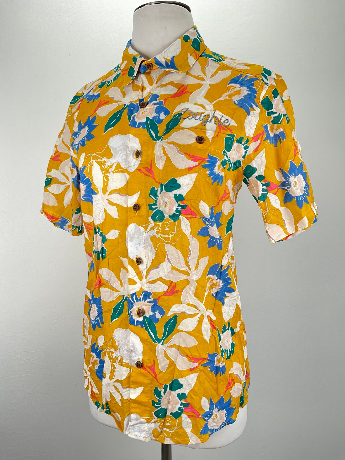 Camisa Amarillo Floral Pataloha