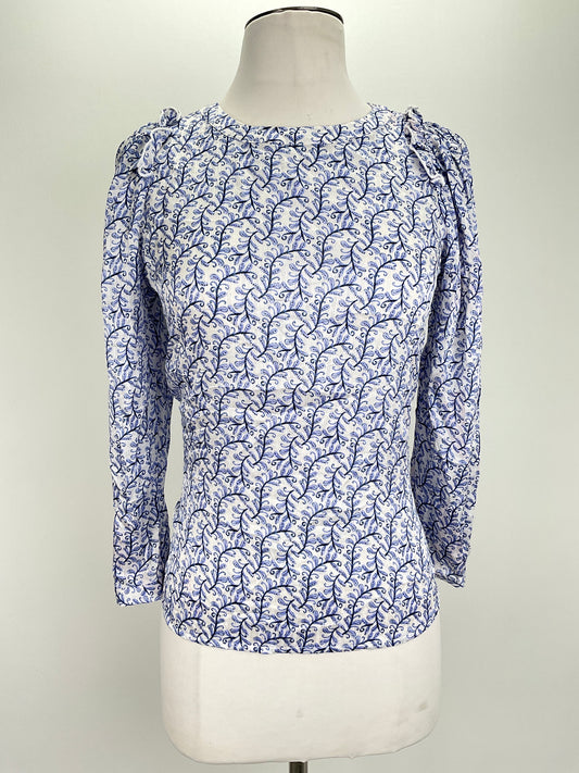 Blusa Blanco Floral Loft