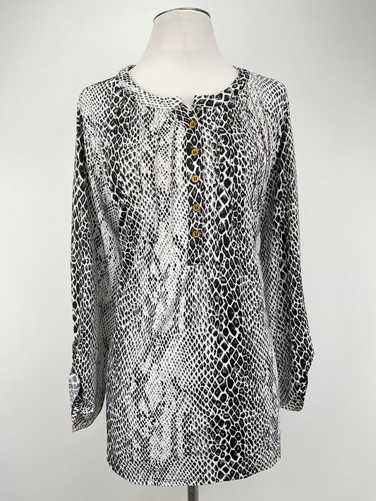 Blusa Animal Print Blue Mood