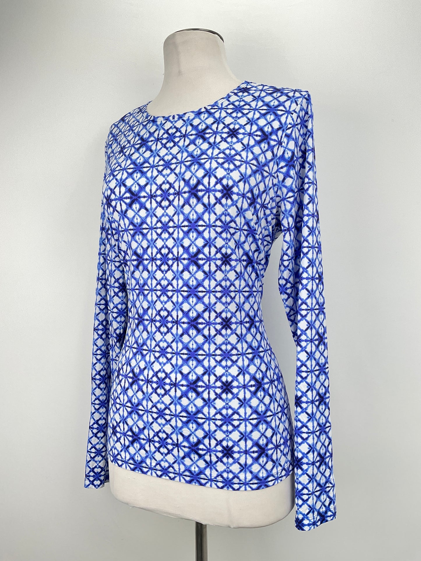 Blusa Azul Floral Lands’ end