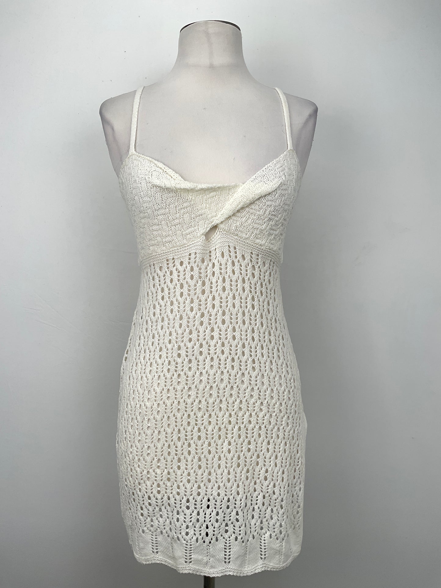 Vestido Playero Beige de Lunares Variangis